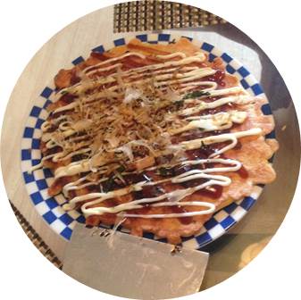 Okonomi-yaki(Osaka-pancake)